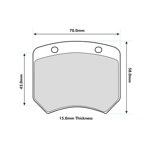 PBS ProRace Performance Brake Pads (REAR) - AUDI RS3 LMS TCR 0820