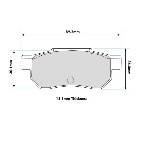 PBS Protrack Performance Brake Pads