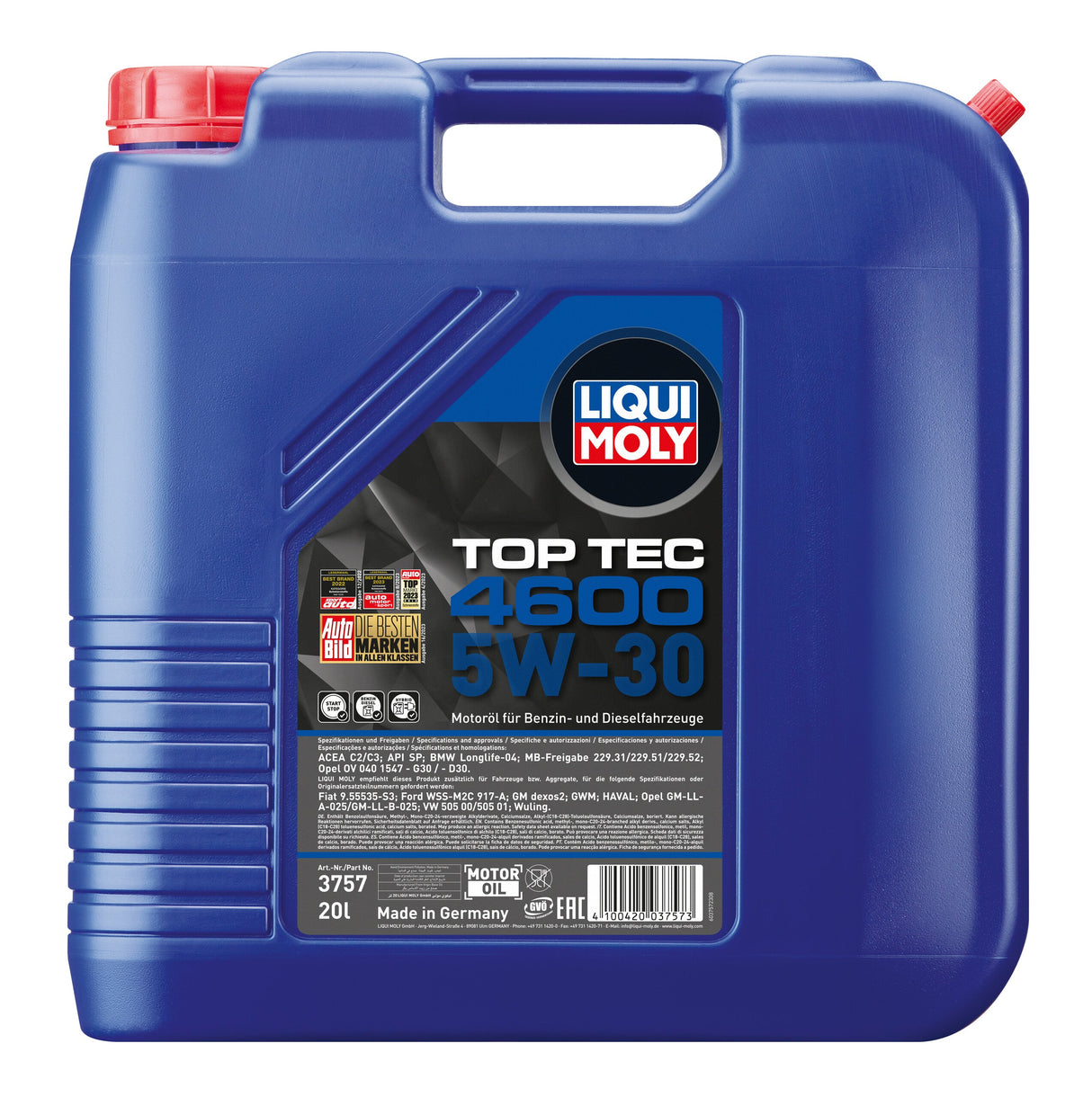 LIQUI MOLY Top Tec 4600 5W30 Engine Oil