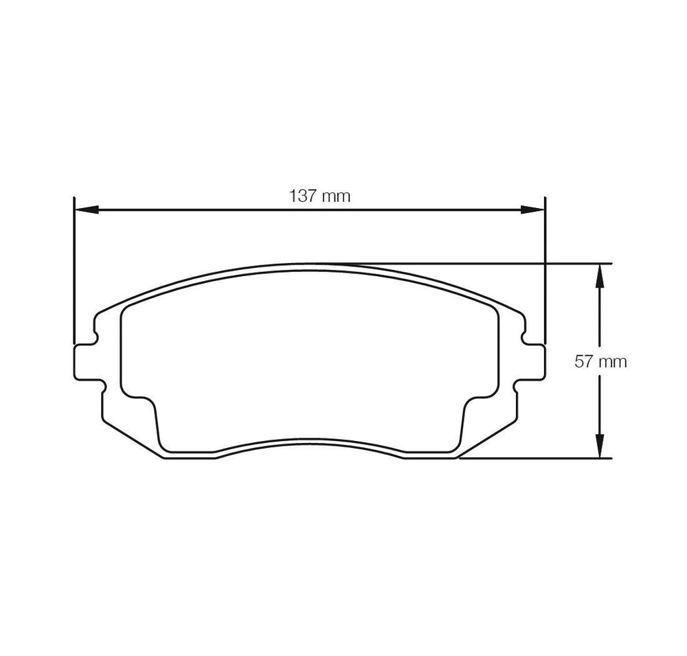 PBS ProRace Performance Brake Pads (FRONT) - Toyota GT86 ZN6