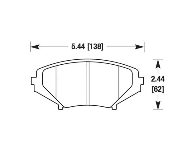 PBS ProRace Performance Brake Pads (FRONT) - Mazda RX-8 SE17