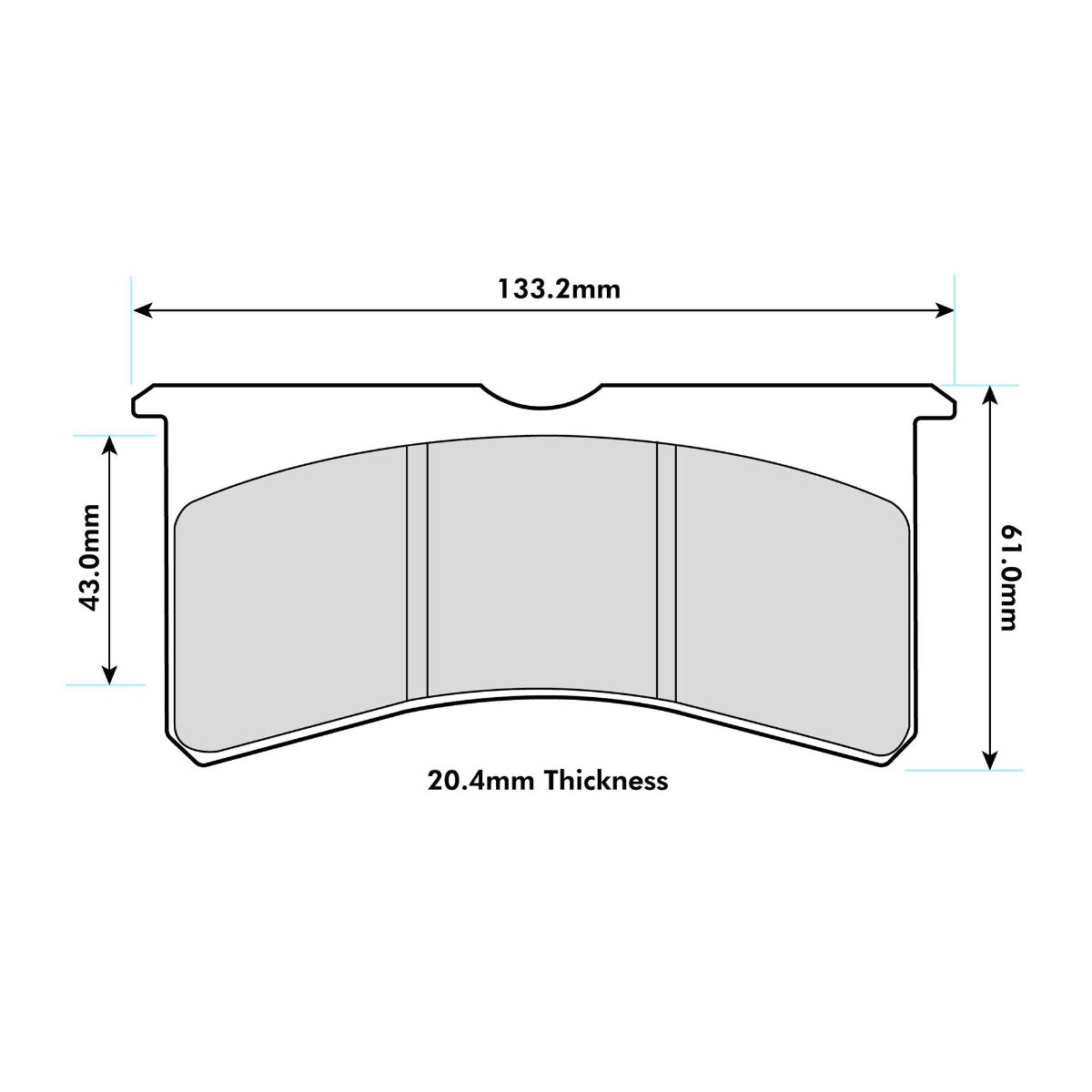 PBS ProRace Performance Big Brake Kit Brake Pads 8274PR - AP Racing CP8350 & Wilwood Superlite Calipers