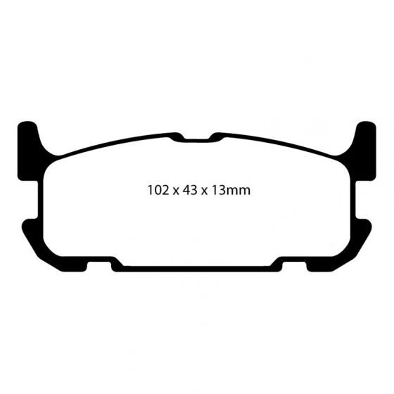 PBS ProTrack Performance Brake Pads (REAR) 8326PT - Mazda MX5 NB (Sport Pack)