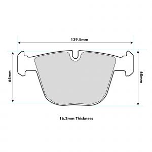 PBS ProRace Performance Brake Pads (REAR) - BMW M3 E90/E92