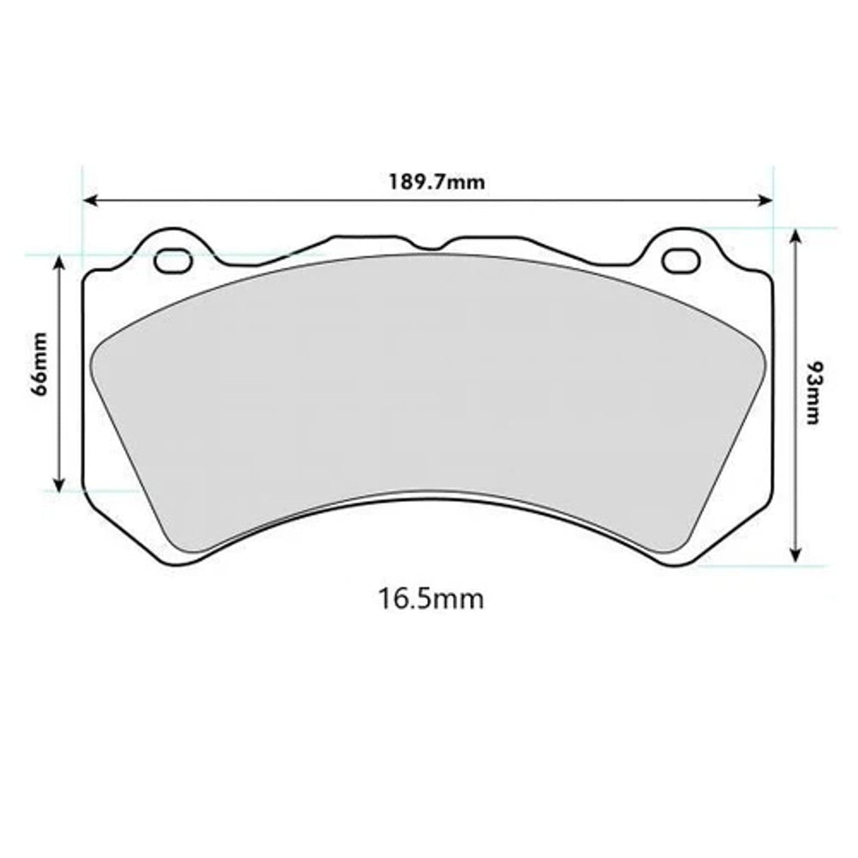 PBS ProTrack Performance Brake Pads (FRONT) - Mercedes C63 AMG C204/W204