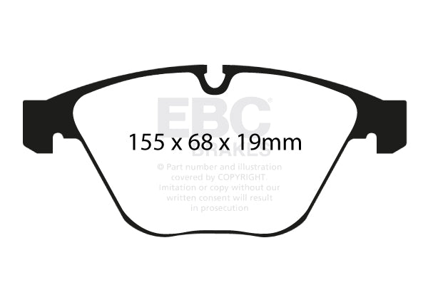 EBC RP-1 Racing Brake Pads (FRONT) - BMW M3 E90/E92