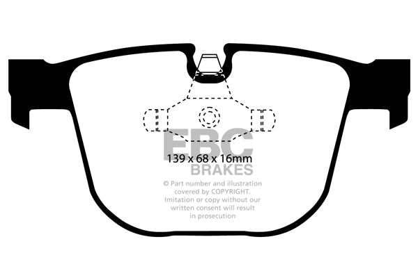 EBC RP-X Racing Brake Pads (REAR) - BMW M3 E90/E92