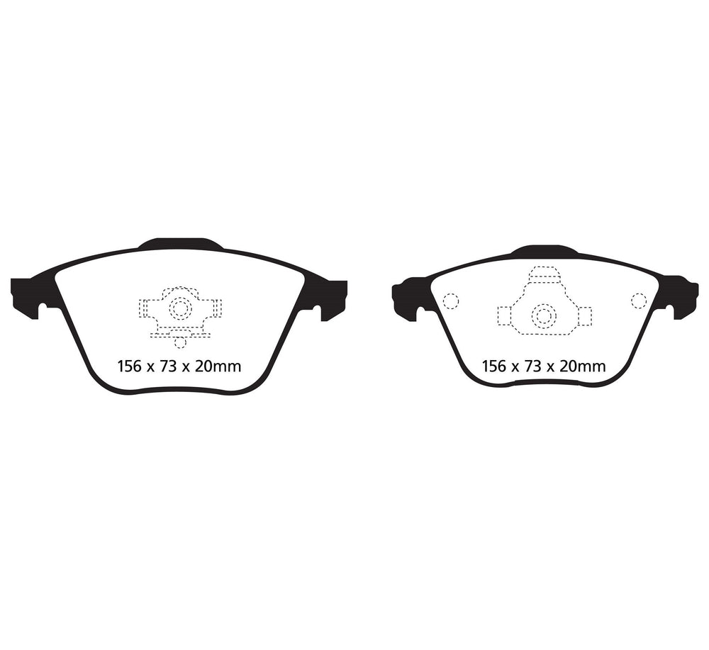 EBC RP-X Racing Brake Pads (FRONT) - Audi S3 Quattro 8P