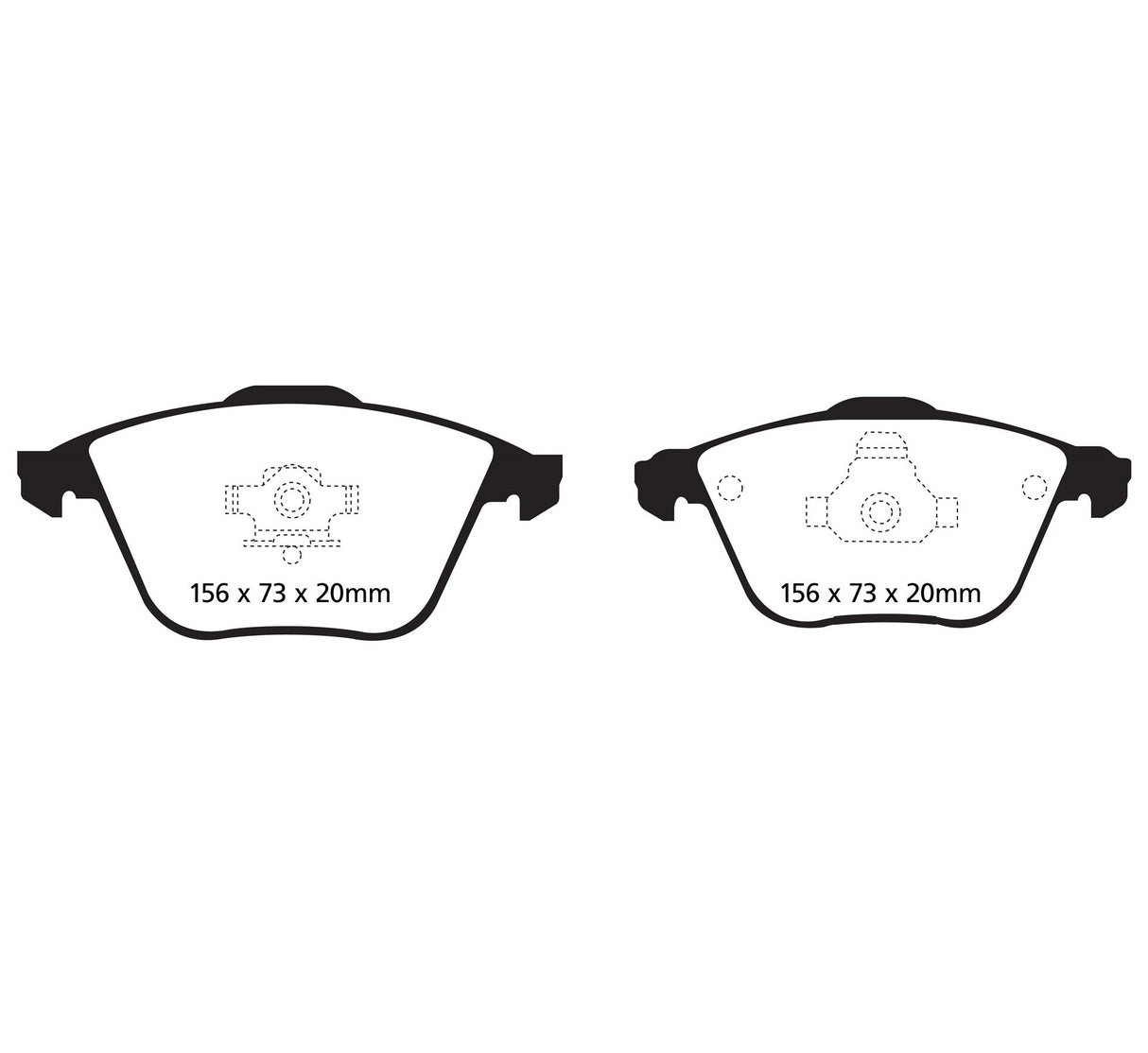 EBC RP-X Racing Brake Pads (FRONT) - Audi S3 Quattro 8P