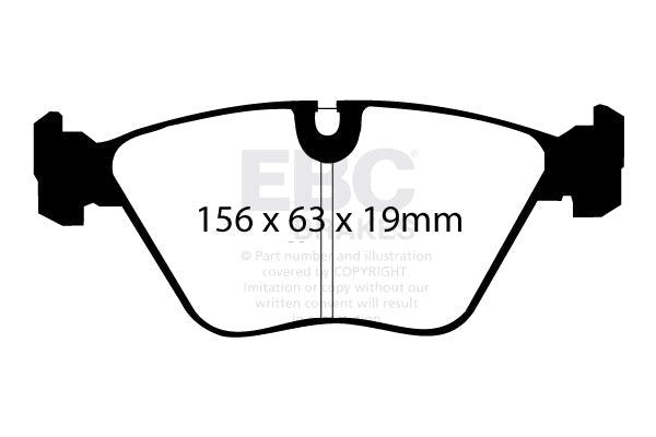 EBC RP-1 Racing Brake Pads (FRONT) - BMW M3 E46