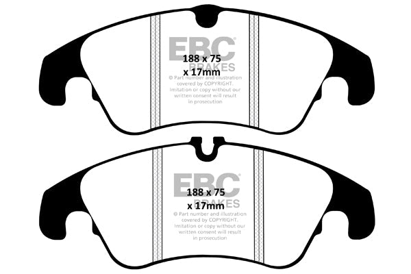 EBC Redstuff Brake Pads (FRONT) - Ford Focus RS MK2