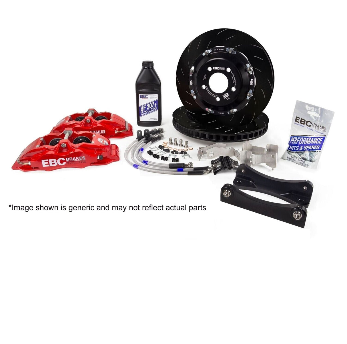EBC Racing Apollo6 Balanced Big Brake Kit (FRONT) 380x36mm - Toyota Supra GR A90
