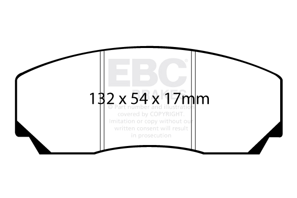 EBC RP-X Racing Brake Pads - EBC Racing Apollo4 Balanced Big Brake Kit