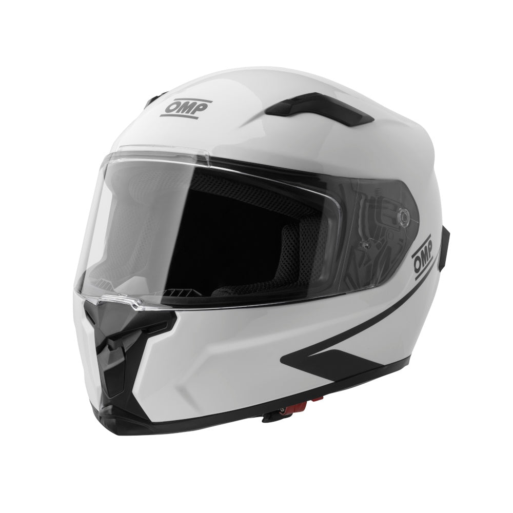 OMP Circuit Evo2 Full Face Helmet (ECE Approved) - White