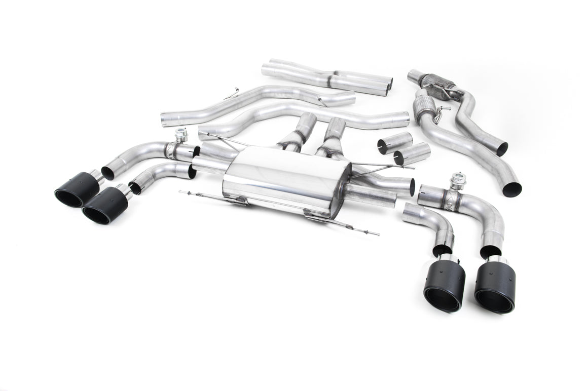 Milltek Cat-back Exhaust - Alfa Romeo Giulia Quadrifoglio 2.9 V6 Bi-Turbo (Non OPF/GPF Models) 2017-2023