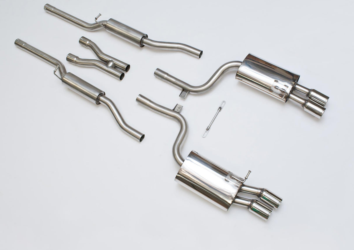Milltek Cat-back Exhaust - Audi S4 4.2 V8 quattro B7 Saloon/Sedan Avant & Cabriolet 2004-2009