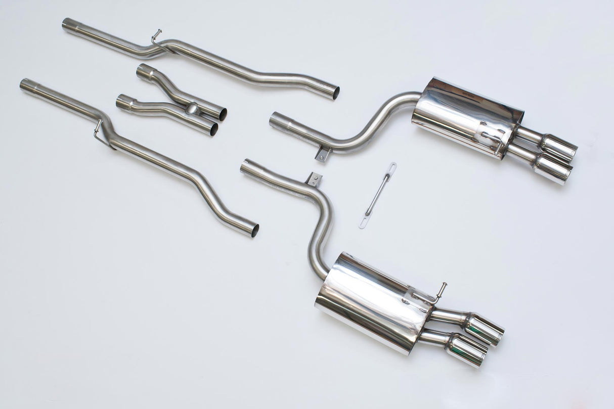 Milltek Cat-back Exhaust - Audi S4 4.2 V8 quattro B7 Saloon/Sedan Avant & Cabriolet 2004-2009