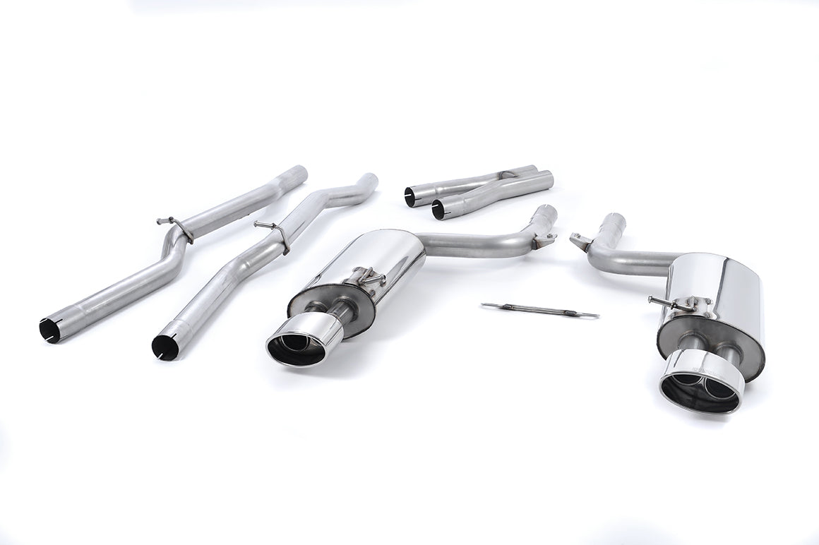 Milltek Cat-back Exhaust - Audi RS4 B7 4.2 V8 Saloon Avant and Cabriolet 2006-2008