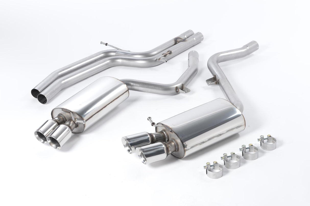 Milltek Cat-back Exhaust - Audi S5 4.2 V8 B8 Coupé (Manual Only) 2007-2011