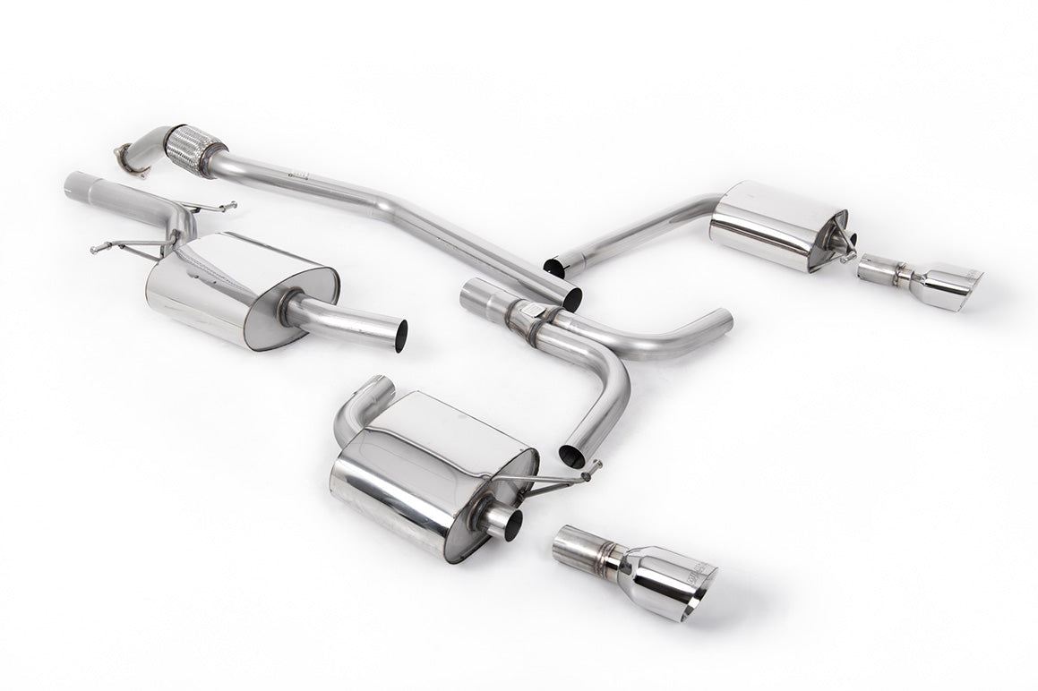 Milltek Cat-back Exhaust - Audi A5 Sportback 2.0 TFSI 2WD and quattro Manual 2009-2023