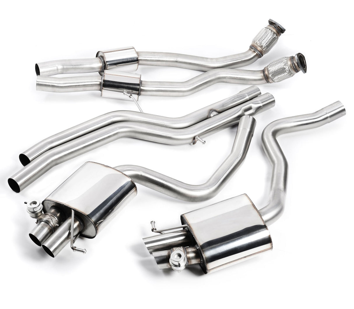 Milltek Cat-back Exhaust - Audi RS4 B8 4.2 FSI quattro Avant 2012-2015