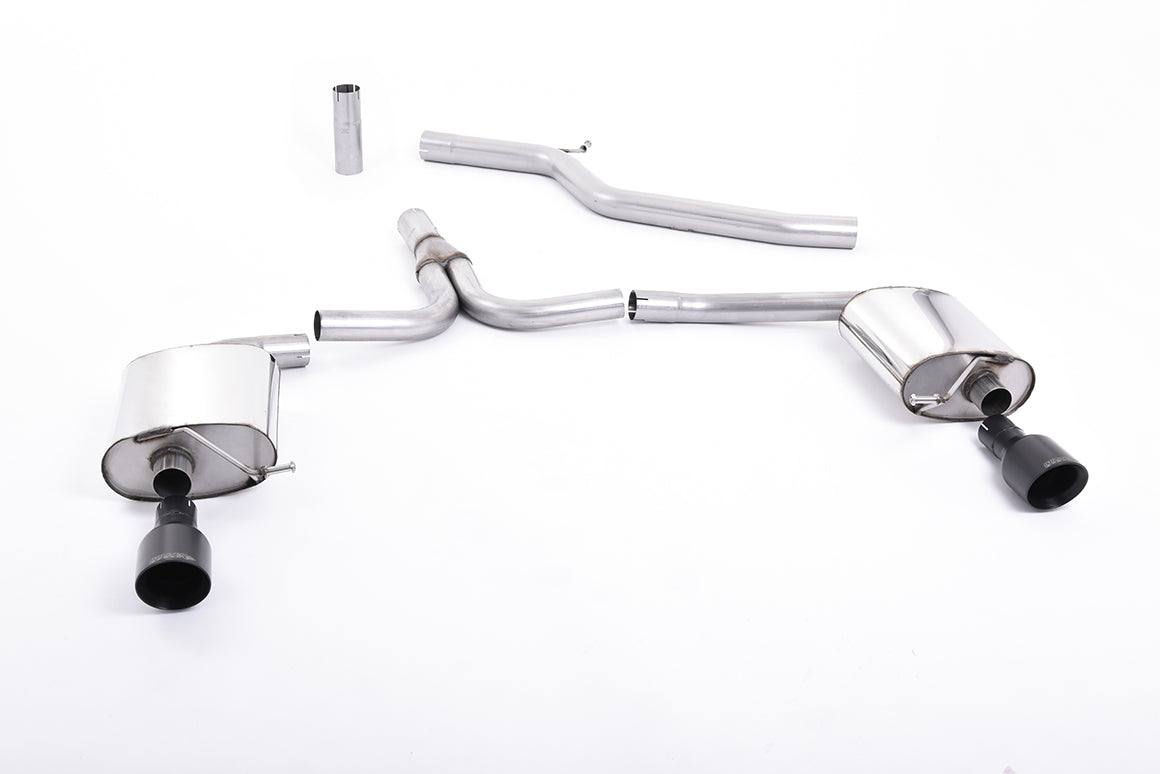 Milltek Cat-back Exhaust - Audi A4 3.0 TDi B8 quattro Saloon and Avant 2008-2011