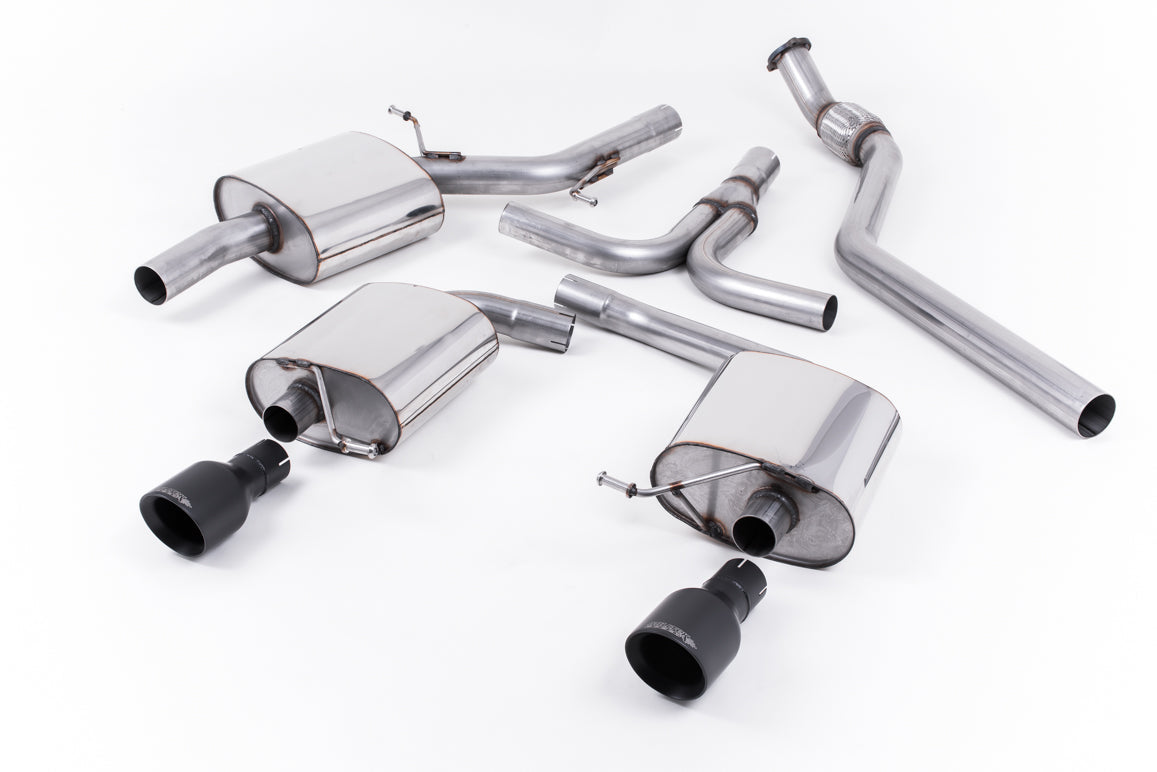 Milltek Cat-back Exhaust - Audi A5 Coupé S line 2.0 TFSI 2WD and quattro (manual only) 2008-2023