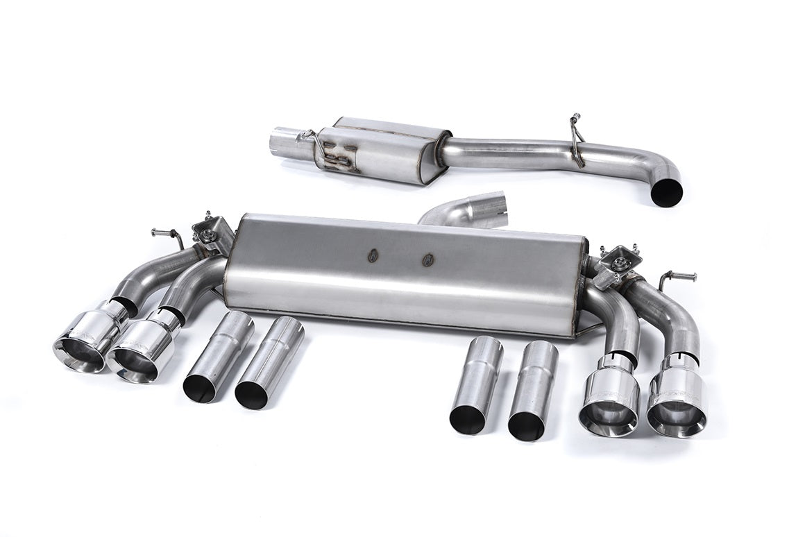 Milltek Cat-back Exhaust - Audi S3 2.0 TFSI quattro Saloon & Cabrio 8V/8V.2 (Non-GPF Equipped Models Only) 2013-2018