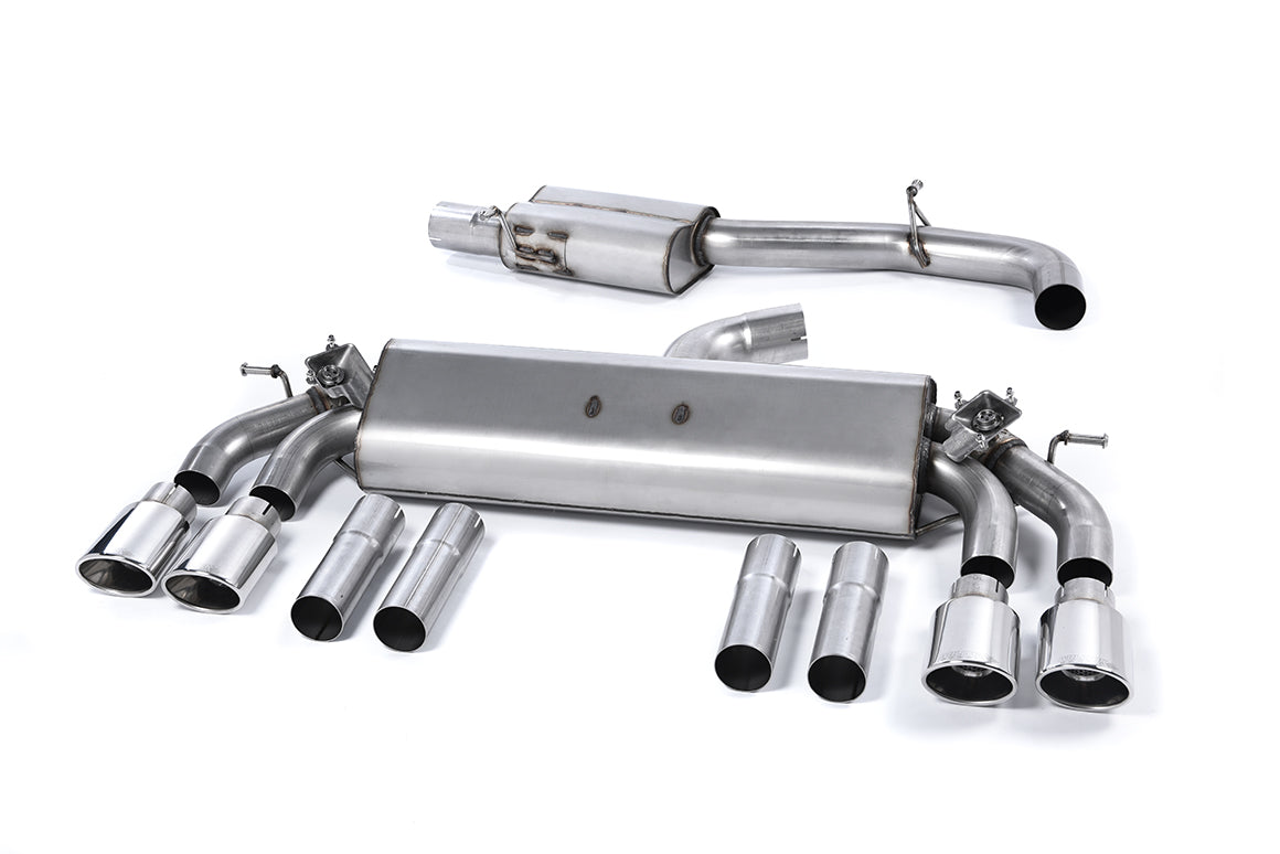 Milltek Cat-back Exhaust - Audi S3 2.0 TFSI quattro Saloon & Cabrio 8V/8V.2 (Non-GPF Equipped Models Only) 2013-2018