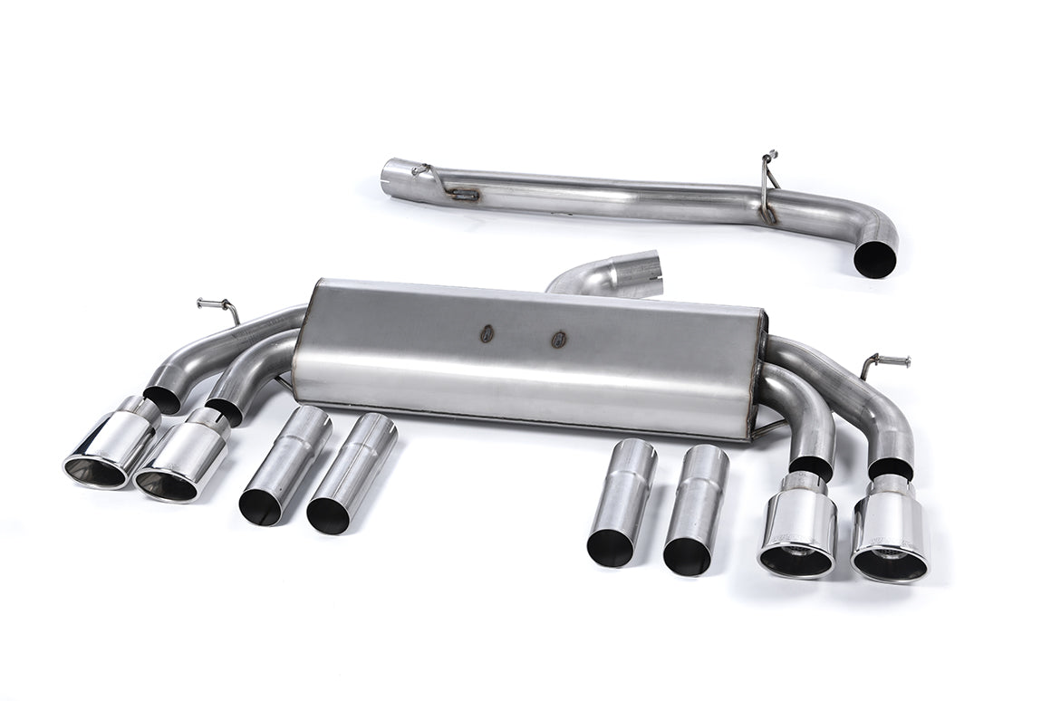 Milltek Cat-back Exhaust - Audi S3 2.0 TFSI quattro Saloon & Cabrio 8V/8V.2 (Non-GPF Equipped Models Only) 2013-2018