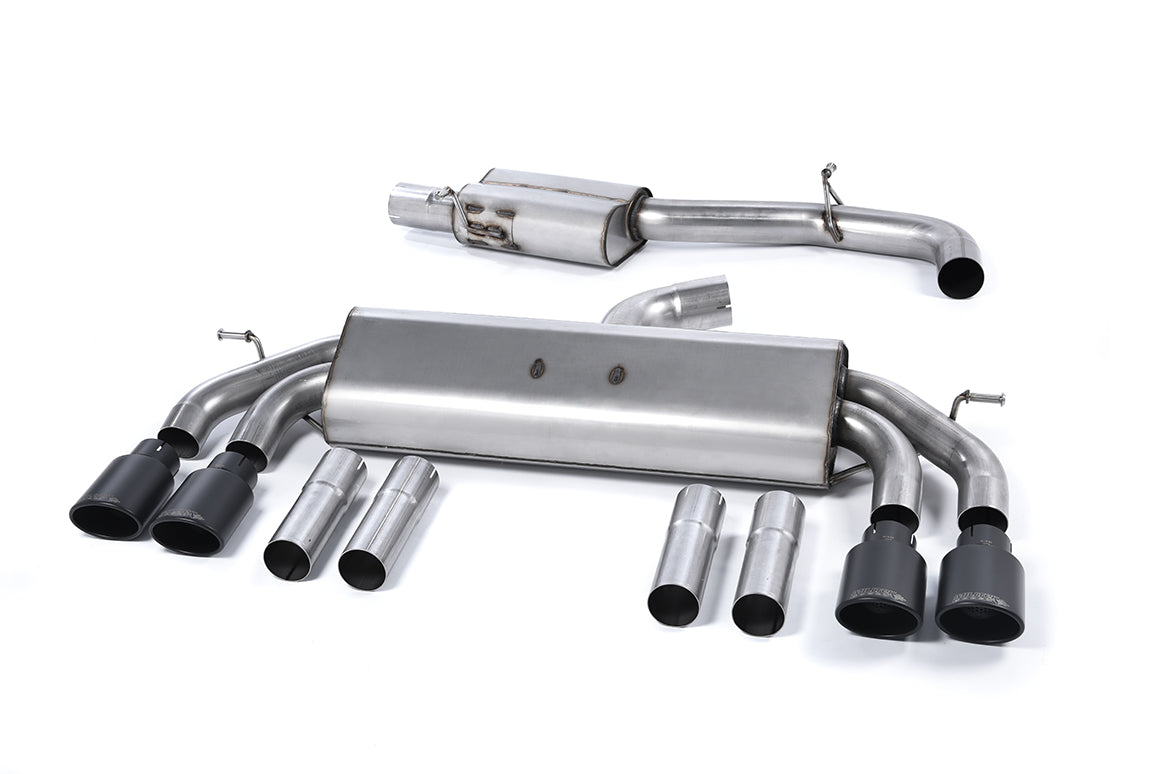 Milltek Cat-back Exhaust - Audi S3 2.0 TFSI quattro Saloon & Cabrio 8V/8V.2 (Non-GPF Equipped Models Only) 2013-2018