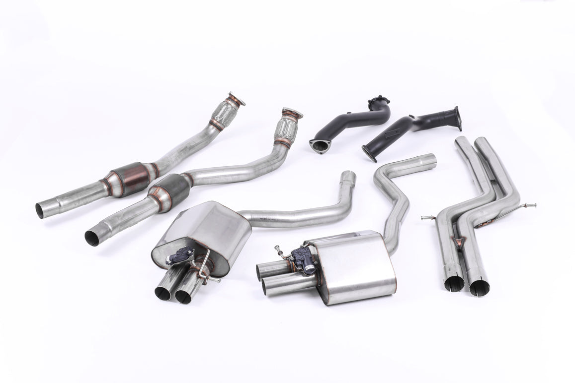 Milltek Full System Exhaust - Audi RS7 C7 Sportback 4.0 V8 TFSI biturbo inc Performance Edition 2013-2018