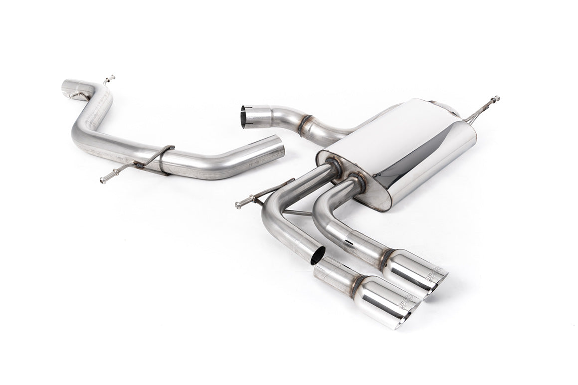 Milltek Cat-back Exhaust - Audi A3 2.0T FSI 2WD 5 door Sportback 2003-2012