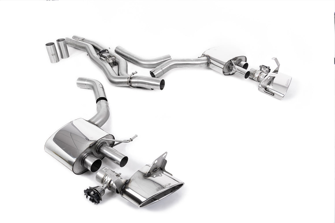 Milltek Front Pipe-back Exhaust - Audi RS7 C8 4.0 V8 bi-turbo (Non OPF/GPF US/ROW Models) 2019-2023