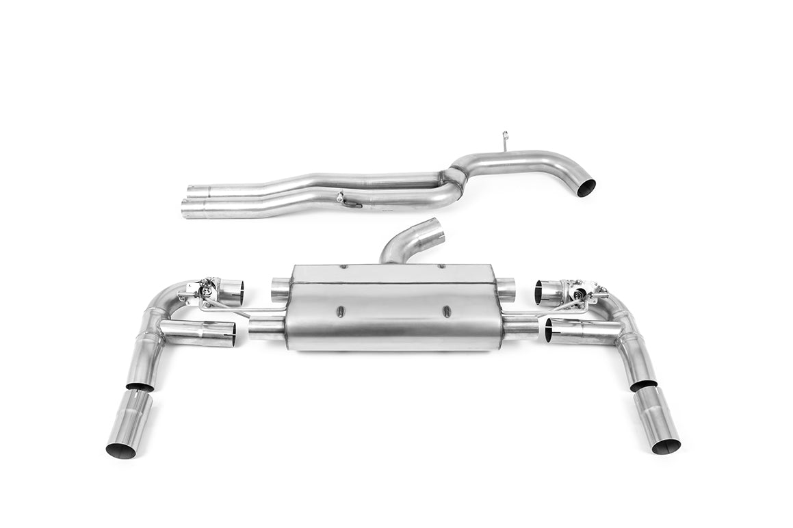 Milltek Cat-back Exhaust - Audi RS3 Saloon / Sedan 400PS (8V MQB) - Non-OPF/GPF Models 2017-2023