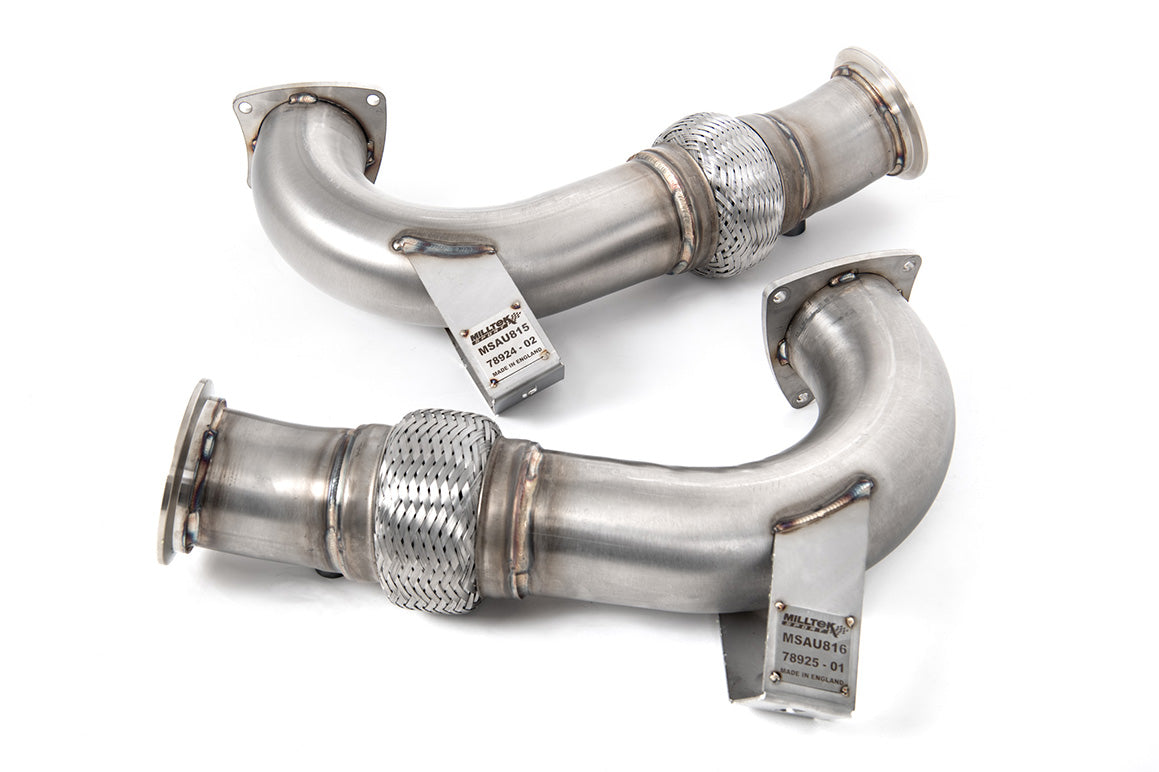 Milltek GPF/OPF Bypass Exhaust - Audi R8 V10 5.2L Gen 2 (OPF/GPF Equipped Models Only) 2020-2023