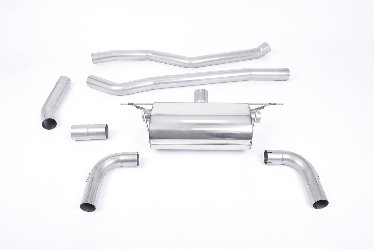 Milltek Cat-back Exhaust - BMW 3 Series F30 320i L M Sport Saloon (Long wheelbase) (LCI models None xDrive Non-OPF & B48 Engine) 2015-2019