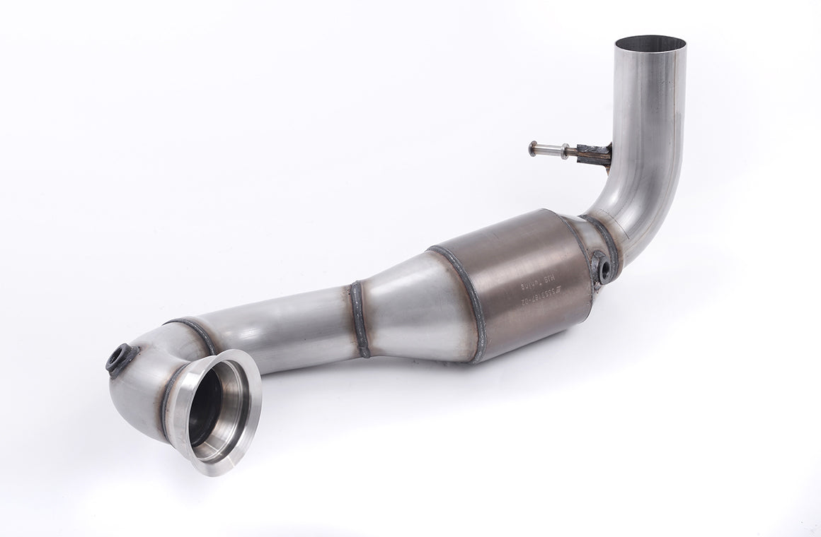Milltek Large Bore Downpipe and Hi-Flow Sports Cat Exhaust - Mercedes CLA-Class CLA45 AMG 2.0 Turbo 2013-2018