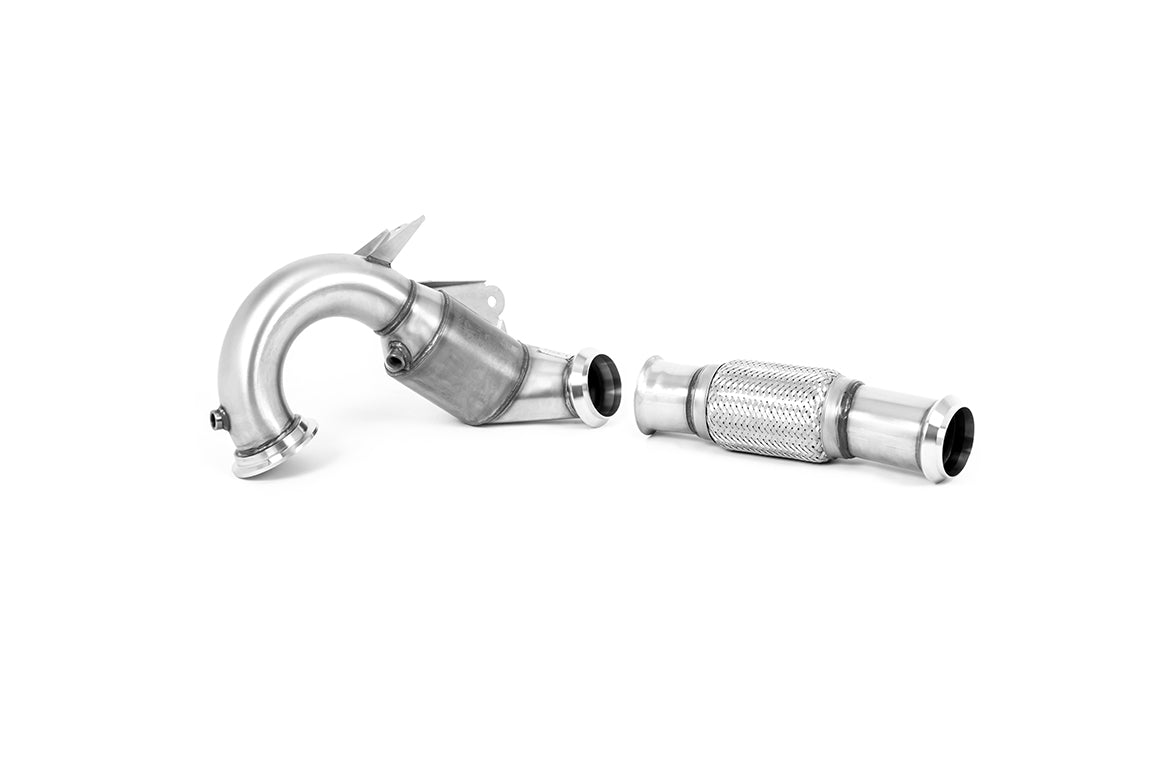 Milltek Large Bore Downpipe and Hi-Flow Sports Cat Exhaust - Mercedes CLA-Class CLA45 & 45S AMG 2.0 Turbo Coupe & SHooting Brake (OPF/GPF Models) 2020-2021