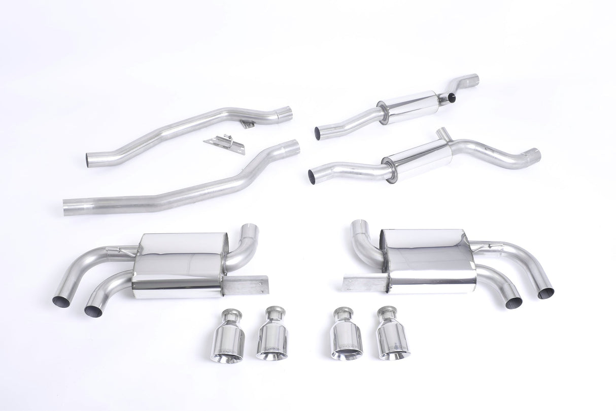 Milltek Cat-back Exhaust - Porsche Cayenne 958 Turbo 4.8 V8 (Pre-Facelift) 2010-2014