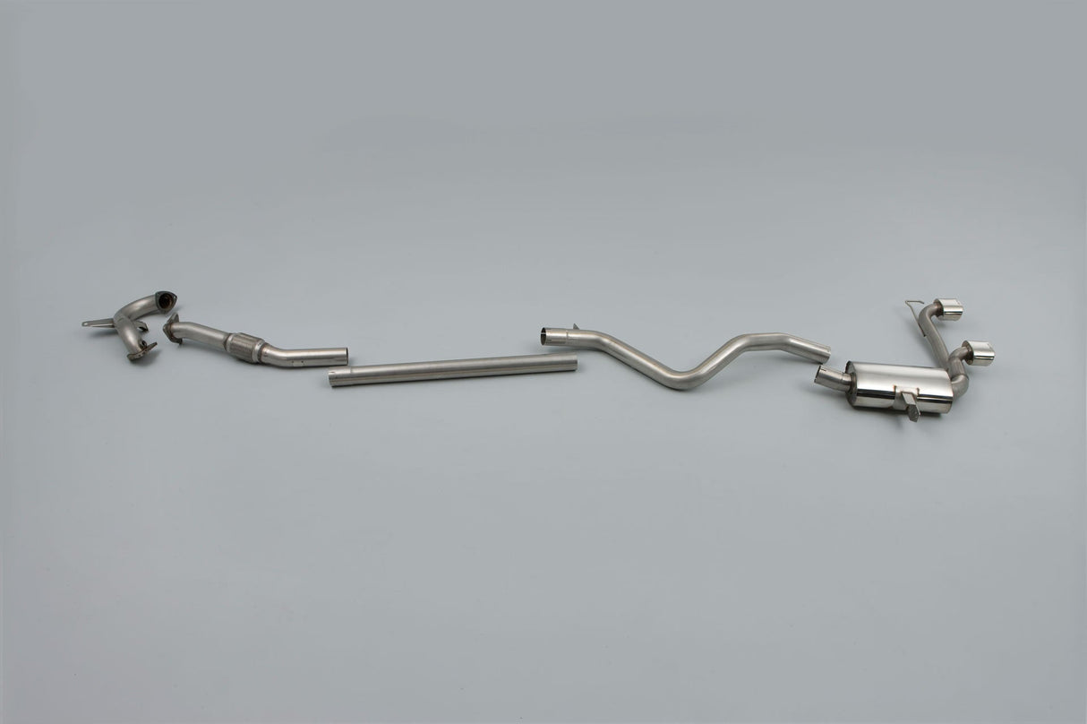 Milltek Turbo-back excluding Hi-Flow Sports Cat Exhaust - Renault Mégane Renaultsport 230 Renault F1 Team R26 / R26R 2006-2009