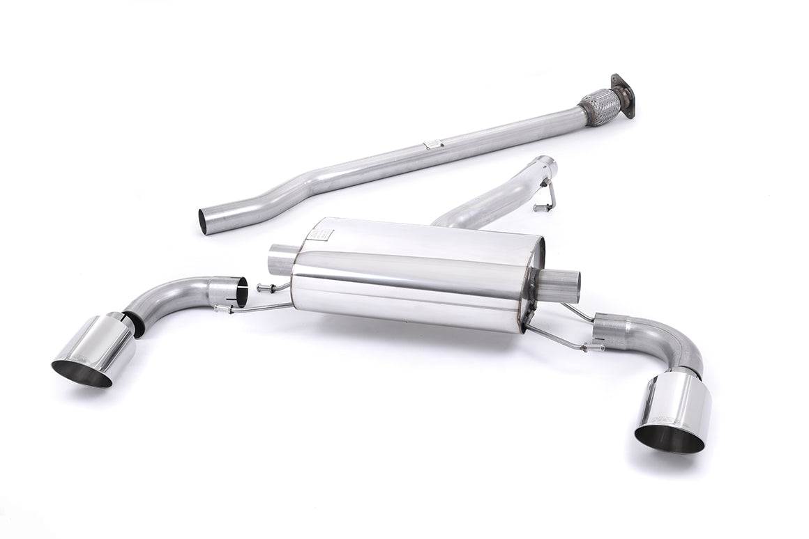 Milltek Secondary Cat-back Exhaust - Subaru BRZ 2.0-litre 2012-2021