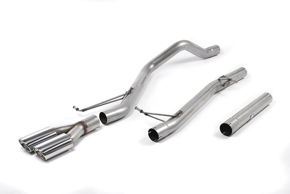 Milltek Cat-back Exhaust - Volkswagen Transporter \ Caravelle T5 LWB 1.9 TDi (85ps & 104ps) 2WD and 4MOTION 2003-2009
