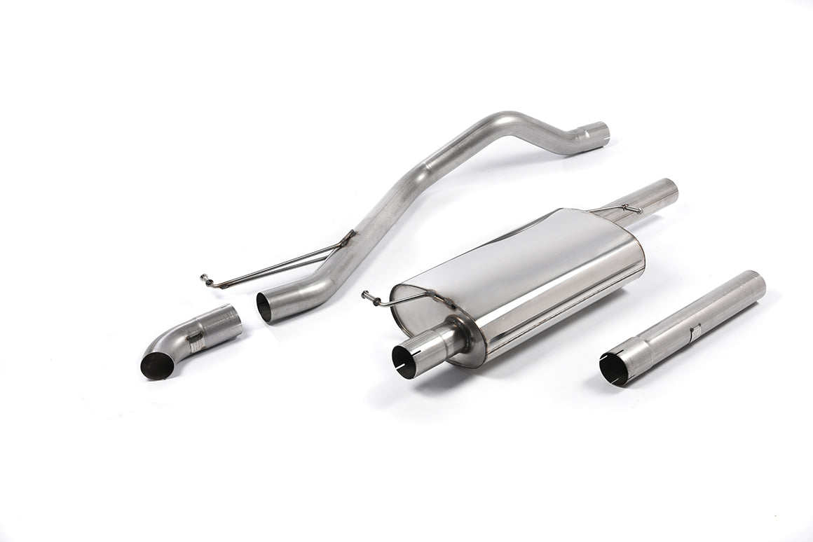Milltek Cat-back Exhaust - Volkswagen Transporter \ Caravelle T5 LWB 2.0-litre (84ps & 102ps) 2WD and 4MOTION 2010-2015