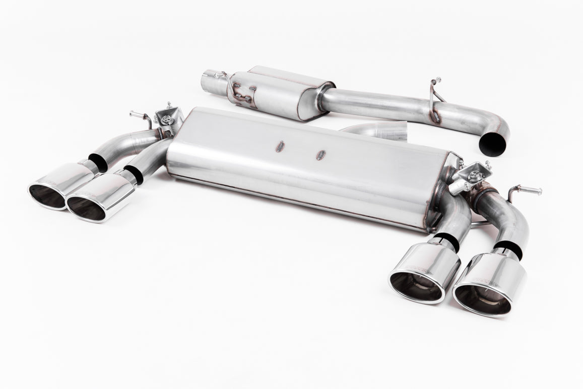 Milltek Cat-back Exhaust - Volkswagen Golf Mk7.5 R 2.0 TSI 310PS (Non-GPF Equipped Models Only) - 76mm & EC Approved Systems 2017-2021
