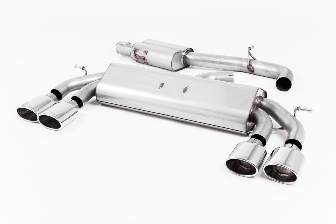 Milltek Cat-back Exhaust - Volkswagen Golf Mk7.5 R 2.0 TSI 310PS (Non-GPF Equipped Models Only) - 76mm & EC Approved Systems 2017-2021