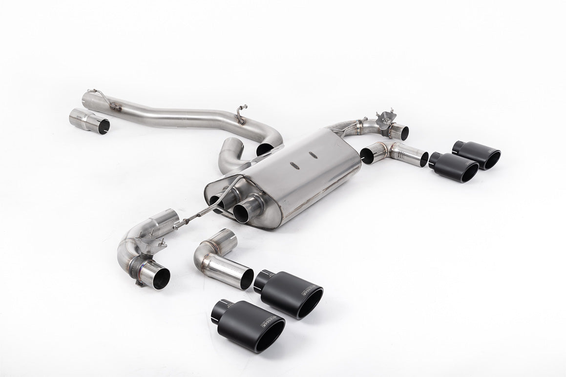 Milltek Cat-back Exhaust - Volkswagen Golf Mk7.5 R 2.0 TSI 310PS (Non-GPF Equipped Models Only) - 80mm Race Systems 2017-2021