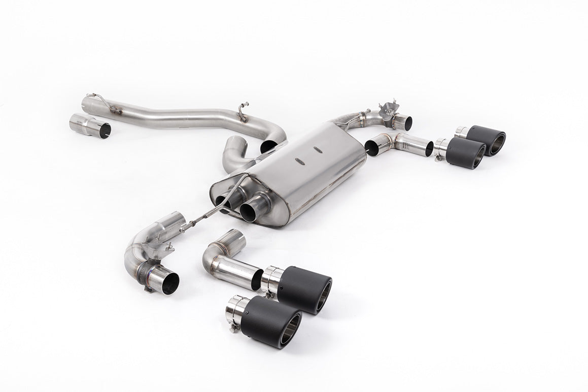 Milltek Cat-back Exhaust - Volkswagen Golf Mk7.5 R 2.0 TSI 310PS (Non-GPF Equipped Models Only) - 80mm Race Systems 2017-2021