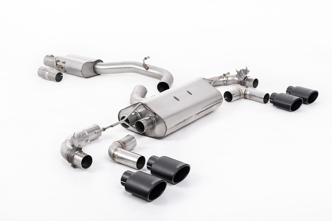 Milltek Cat-back Exhaust - Volkswagen Golf Mk7.5 R 2.0 TSI 310PS (Non-GPF Equipped Models Only) - 80mm Race Systems 2017-2021