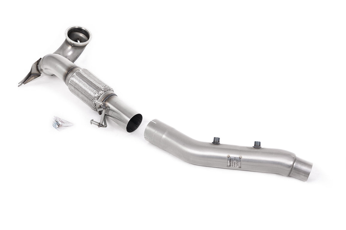 Milltek Large-bore Downpipe and De-cat Exhaust - Volkswagen Golf Mk8 GTi (245ps Non-GPF / North American Models Only) 2021-2023
